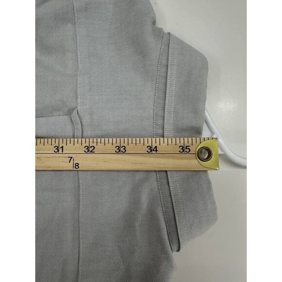 Barrington Mens Shirt Size 18 Gray Short Sleeve Button Up - Picture 10 of 11